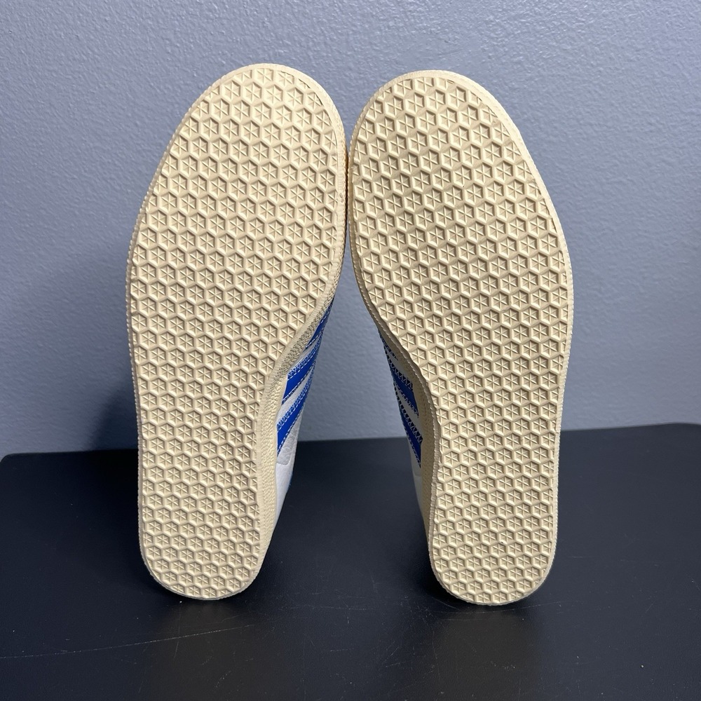 Adidas Gazelle Shoe Palace Exclusive Mens Size 9 Shoes Blue Aged Midsole Leather - Picture 6 of 7